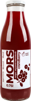 Морс клюквенный пастеризованный Ягура с/бут 0.75л