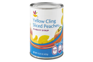 Ahold Yellow Cling Sliced Peaches in Heavy Syrup