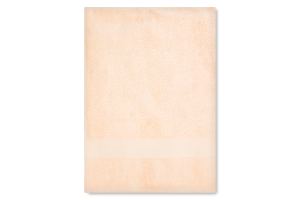 Рушник махровий персиковий 70х140см 500г/м2 Саффран 1шт