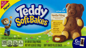 Teddy Soft Bakes Vanilla Filling - 6 CT