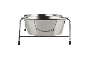 Набір мисок д/собак 2х850мл на підставці 39х17,5х9