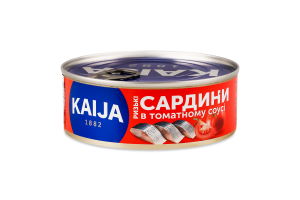 Сардины в томатном соусе Рижские Kaija ж/б 240г