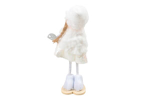 Прикраса декорат Лялька у пухнастому капелюсі асор