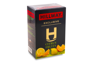 Чай чорний байховий листовий з цитрусовими Exclusive Hillway к/у 100г