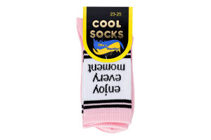 Носки женские Сool socks №15311 23-25 розовые