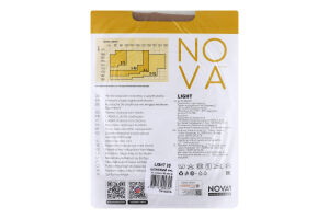 Колготки жіночі Nova Light 20 бежевий р.4