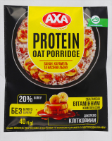 Каша овсяная протеиновая с бананом и вкусом карамели с подсластителями Axa м/у 40г