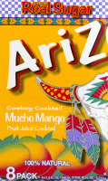 Arizona Juice Cowboy Cocktail Mucho Mango - 8 PK