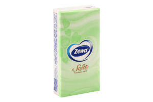 Хустинки носові Софтіс Нейчерал софт 9шт Зева