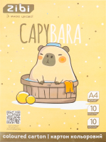 Картон Kids Line Capybara А4 10кольорів 10аркушів ZiBi