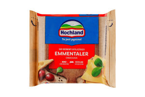 Сыр плавленый 40% ломтики с Эмменталером Hochland м/у 130г