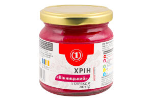 Хрен со свеклой Винницкий ТМ "1" с/б 200г