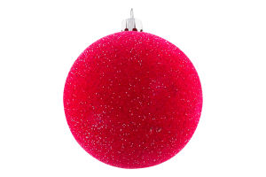 Украшение елочное 80мм №2364 Шар Бархат Оском Плюс 1шт