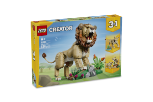 Конструктор для дітей від 9років 3в1 №31386 Majestic Lion Creator Lego 839ел