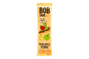 Конфета фруктовая Pear-apple Stripe Bob Snail м/у 14г