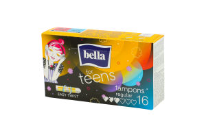 Тампони For teens regular 16шт Bella