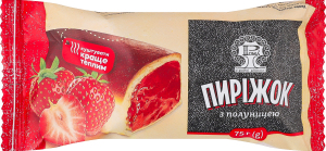 Пиріжок з полуницею Рома м/у 75г
