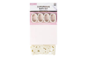 Набір для ванної Шторка 180*180см +килимок 50*70cм