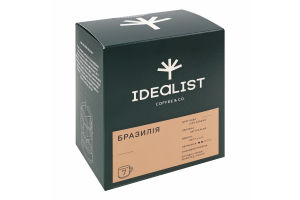 Кофе натуральный молотый в дрип-пакете Бразилия Idealist Coffee&Co. к/у 7х12г