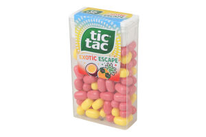 Драже со вкусом ананаса и маракуйи Exotic escape Tic Tac п/у 54г