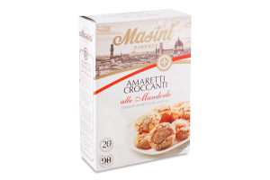 Печенье хрустящее с миндалем Amaretti Masini к/у 150г