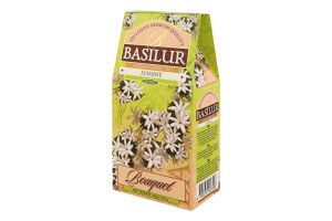 Чай зеленый Jasmine Bouquet Basilur к/у 100г