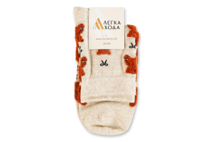 Шкарпетки жіночі Легка хода №5661 23-25 беж меланж