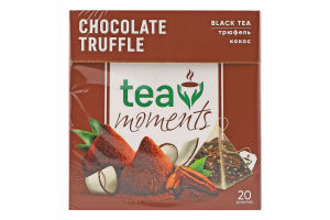 Чай чорний байховий Chocolate Truffle Tea Moments к/у 20х1.8г