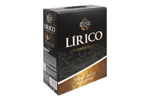 Вино Тінто червоне сухе 12,5% 3л т/п Ліріко