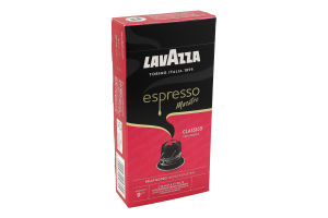 Кофе натуральный жареный молотый в капсулах Classico Espresso Lavazza к/у 57г