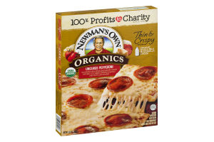 Newman's Own Organics Pizza Thin & Crispy Uncured Pepperoni