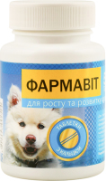 Добавка вітамінна д/цуценят Фармавіт Покращення росту 50таблеток Фарматон