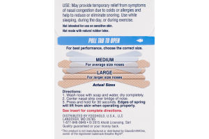 CareOne Nasal Strips Medium Clear - 36 CT