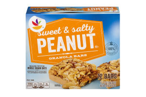 Ahold Sweet & Salty Granola Bars Peanut - 12 CT