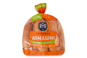 Рогалики на молочній сироватці з кунжутом Домашні Кулиничі м/у 6х60г