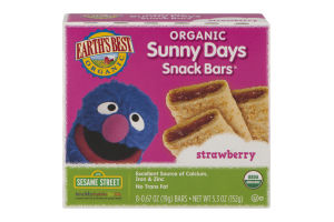 Earth's Best Organic Sunny Days Snack Bars Strawberry - 8 CT