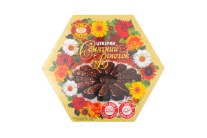 Конфеты глазированные Солнечный веночек Бісквіт Шоколад к/у 500г