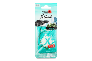 Ароматизатор д/авто X Card Alpine Nowax