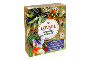 Чай зеленый Ассорти Lovare к/у 32х1.5г