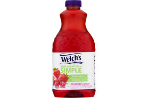 Welch's Refreshingly Simple Juice Strawberry Raspberry
