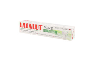 Паста зубна з комплексом біо-трав Pure Herbal Lacalut 75мл
