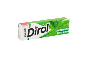 Резинка жевательная без сахара с подсластителями Классическая мята Dirol м/у 14г