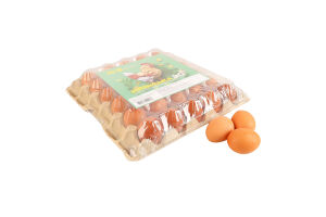 Яйца куриные пищевые столовые С1 Киевская 30 Від доброї курки лоток 30шт