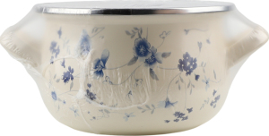 Кастрюля эмалированная 2.2л №1449039 Цветы Afyon Ev Gerecleri Zuccaciye Dis Ticaret Ltd STI 1шт