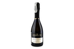 Вино игристое 0.375л 11% белое экстра сухое виноградное DOCG Valdobbiadene prosecco superiore Corner бут