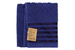 Рушник темно-синій махровий 40*70см 500г/м2 GM Textile