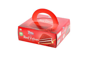 Торт бісквітний з крем-сиром Red velvet Tarta к/у 450г