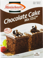 Manischewitz Cake Mix Chocolate with Fudge Frosting