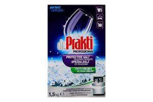 Соль для посудомоечных машин защитная Professional Dr. Prakti 1.5кг