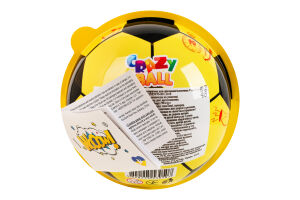 Мяч пластиковый для девочки и мальчика с конфетами и сюрпризом Crazy ball Wooow п/у 90г в ассорт